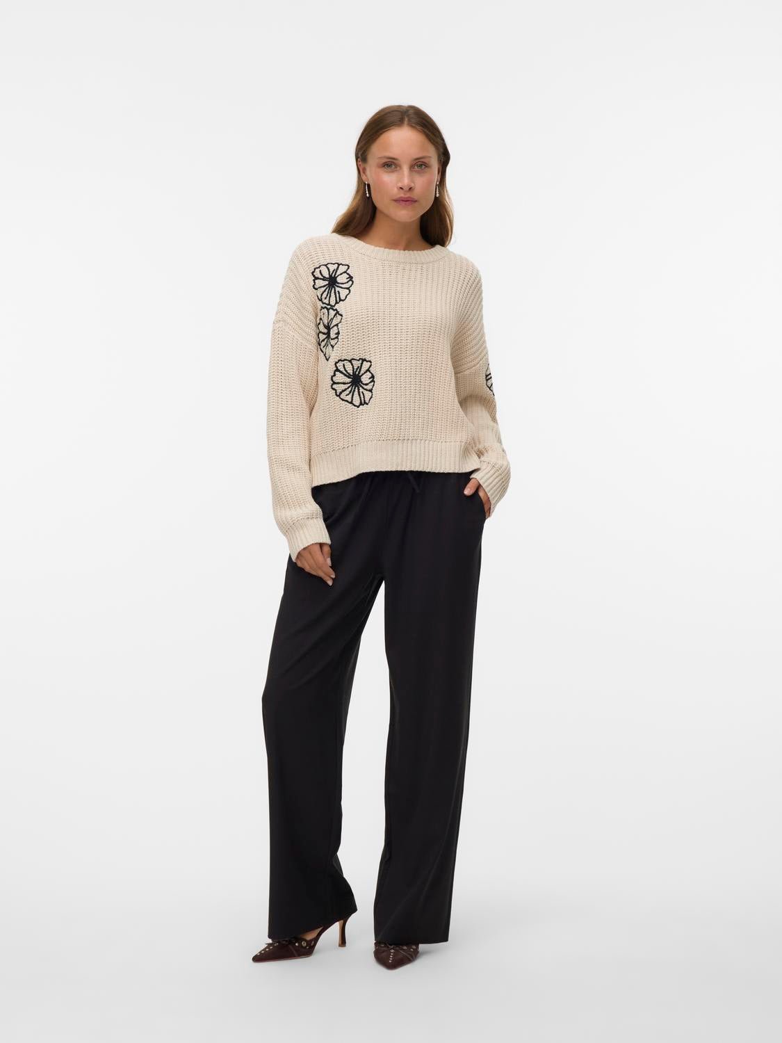 VMLAURA Pullover - Birch - VERO MODA & VILA Bergvik